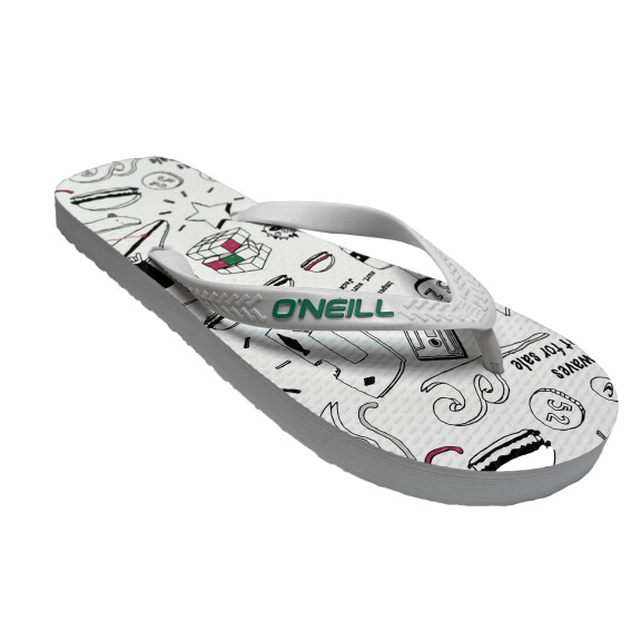 Nowe japonki/klapki O'neill FW Script Boy White, rozmiar 39