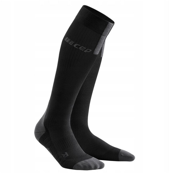 NOWE DAMSKIE SKARPETY CEP RUN COMPRESSION SOCKS 3.0 WOMEN BLACK/DARK GREY ROZMIAR III