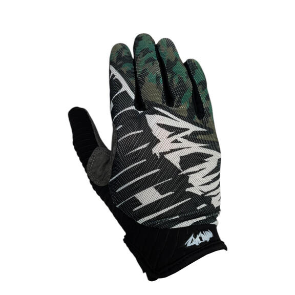 Rękawiczki rowerowe Ninjaz Army Black MTB Downhill, rozmiar M