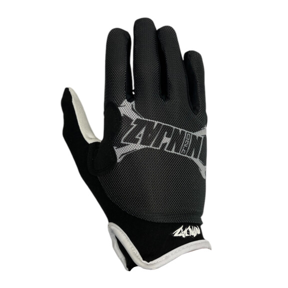 Rękawiczki rowerowe Ninjaz Bone Black MTB Downhill, rozmiar S