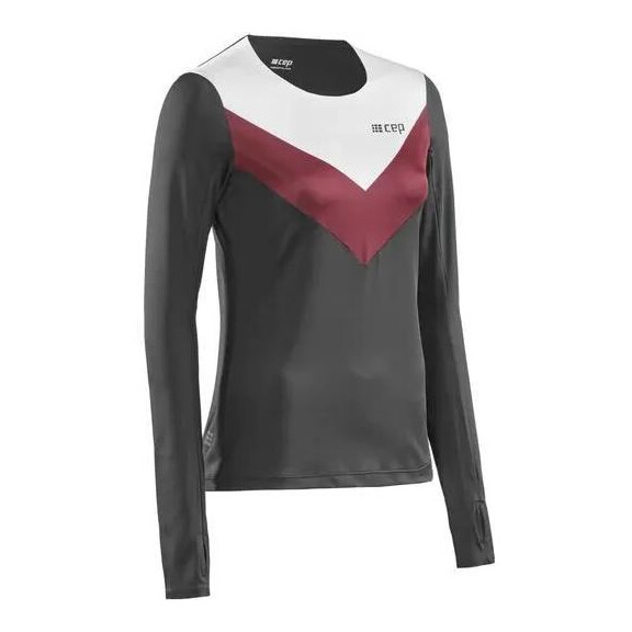 NOWA DAMSKA KOSZULKA CEP CHEVRON LS WS SHIRT BLACK/WHITE ROZMIAR S
