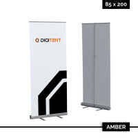 Rollup Amber 85 × 200 cm z nadrukiem cyfrowym