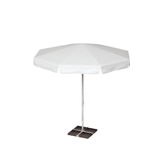 Parasol ogrodowy fi 2,5 m biały