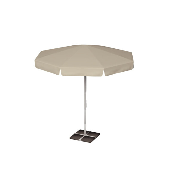 Parasol ogrodowy fi 2,5 m szary