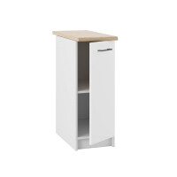 Szafka stojąca z blatem 30 cm TESA biały 