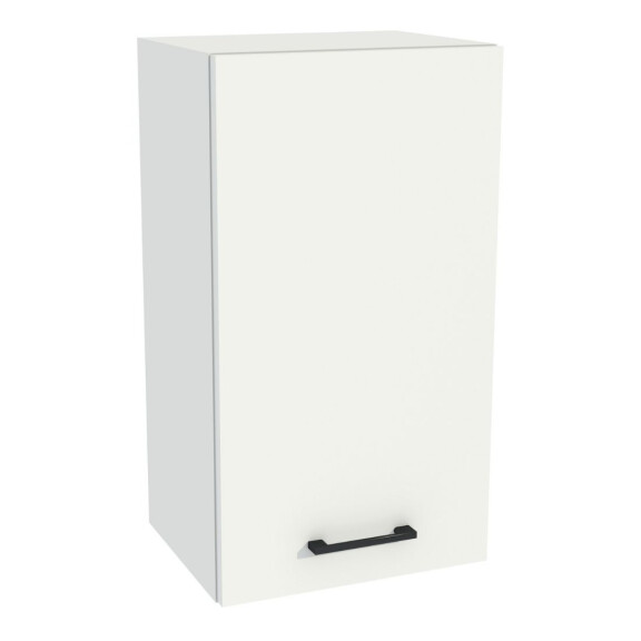 Szafka wisząca z drzwiami VERSO 40 cm biały mat/biały mat 