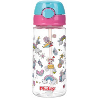 NUBY Straw Cup tritanowy bidon ze słomką 4 l+ 540 ml