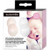 SUAVINEX muszle laktacyjne do zbierania pokarmu + muszle ochronne
