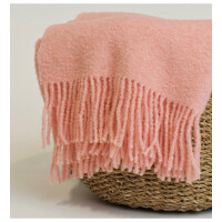Koc z Wełny Merino Bouclé LANEA 140x200