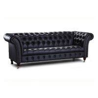 Sofa dwuosobowa skórzana Chester Club EsteliaStyle