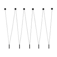 Lampa Wisząca Viva V Nero