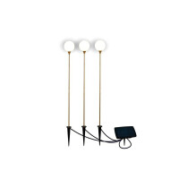 NEW GARDEN lampa ogrodowa BRUNA 80 3  SOLAR & BATTERY miedziana