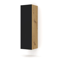 Szafka wisząca DUO 120 dąb artisan czarny mat