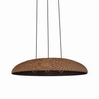 Podłużna lampa wisząca z tektury - TABLO S