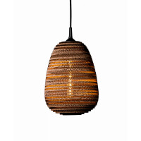 Wisząca lampa z tektury ORGANIC M
