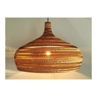 Lampa wisząca z tektury - DOME