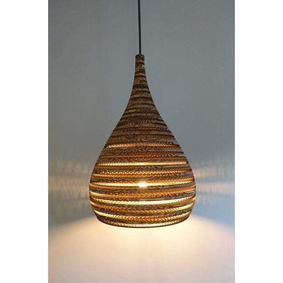 Lampa wisząca z tektury - CONE S 30