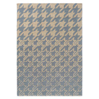 Dywan HOUNDSTOOTH WASHED BLUE 455708 beżowy 200x280cm