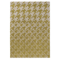 Dywan HOUNDSTOOTH MUSTARD 455706 beżowy 250x350cm