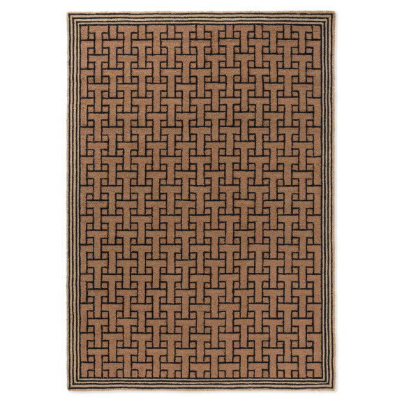 Dywan T-MONOGRAM LIGHT BROWN 455811 brązowy 160x230cm