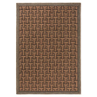 Dywan T-MONOGRAM LIGHT BROWN 455811 brązowy 250x350cm