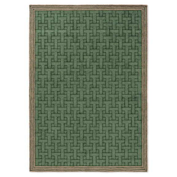 Dywan T-MONOGRAM JADE GREEN 455807 zielony 200x280cm