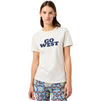 T-shirt Wrangler RINGER TEE 112362572 Vintage White