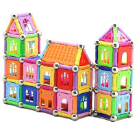 Klocki magnetyczne 328 elementów z pudełkiem