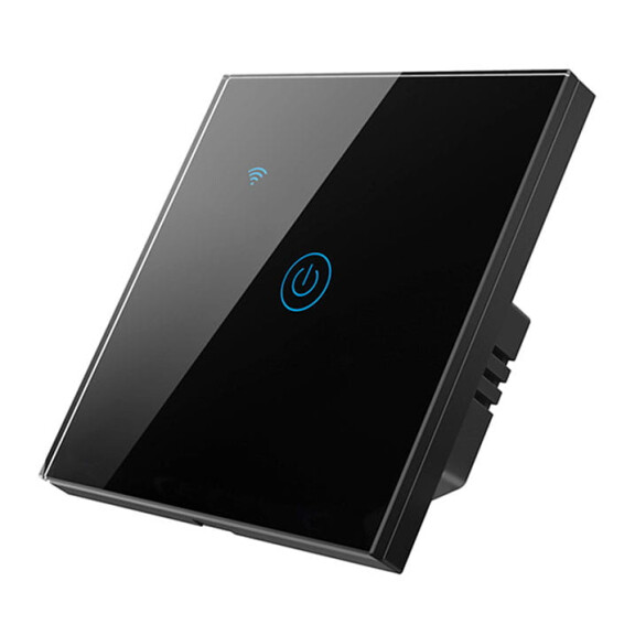 Wyłącznik światła wifi dotykowy pojedynczy szklany + adapter DS-101NL-1