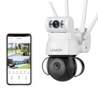 Podwójna kamera zewnętrzna wifi IP monitoring LEMON Falko