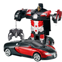 Samochód zdalnie sterowany robot transformacja Bugatti