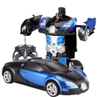 Samochód zdalnie sterowany robot transformacja Bugatti