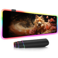 Podkładka pod mysz gamingowa XXL podświetlenie LED LEMON FOX