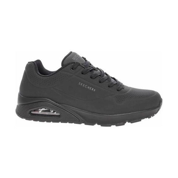 buty męskie skechers uno stand on air 52458bbk czarne