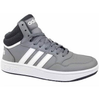 buty damskie adidas hoops mid 3.0 k if2721 szare