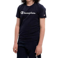 koszulka chłopięca champion crewneck tshirt 306285bs501 granatowe