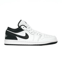 buty męskie nike air jordan 1 low 553558132 białe czarne