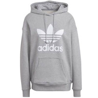 bluza damska adidas trefoil hoodie h33589 szare