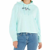 tommy hilfiger damska bluza przez głowę z kapturem dw0dw14001grn tommy jeans hoodie