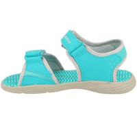 buty dziecięce new balance kids poolside k2004grg turkusowe niebieskie