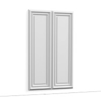 W124 BURLINGTON Orac Decor – Klasyczny Panel Ścienny 3D w Stylu Angielskiej Boazerii