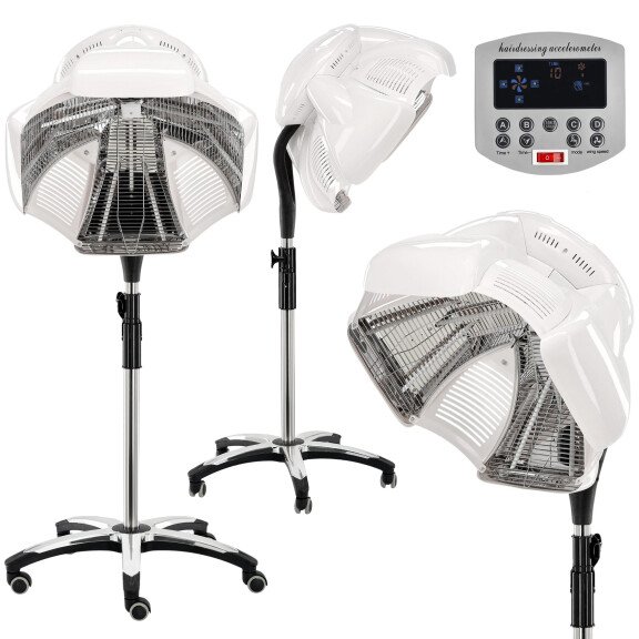 Infrazon frisör klimazon Temisto white för att påskynda förstärkning av hårvårdsbehandlingar och för att återuppbygga färgning av lockar för...