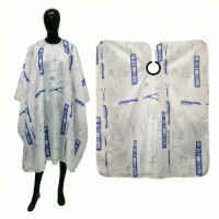 Frisörcape Tinosi 145x120 blå förkläde