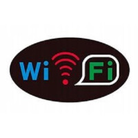 Ljus LED-skylt WiFi-salong