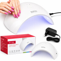 Lampa led uv 24w hybrydy żele usb powerbank hållbar