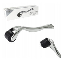 Derma roller 540 nålar 0,2 mm dermaroller titan silver