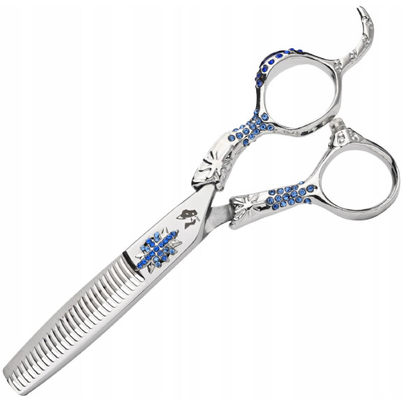 WOLF Degloving högerhänt sax 5,5 Sapphire offset hårklippare för salong Professionell linje