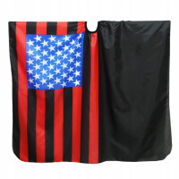 Stor Frisör Cape Elastic BLACK USA Svart