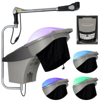 Sauna frisörsalong fuktgivare för salong Emily pro silver hängande micromist frisör 3 program för återuppbyggnad, regenerering och hårvård med...