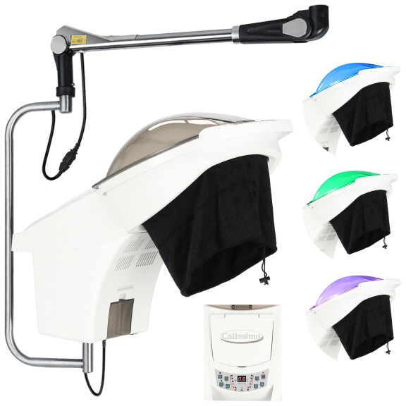 Sauna frisörsalong fuktgivare för salong Emily pro white hängande micromist frisör 3 program för återuppbyggnad, regenerering och hårvård med...
